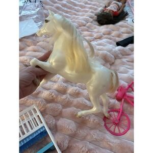 Vintage Lot of Mattel Barbie Clothes,  07 Barbie Bike, Skipper nursery, 83 Pony